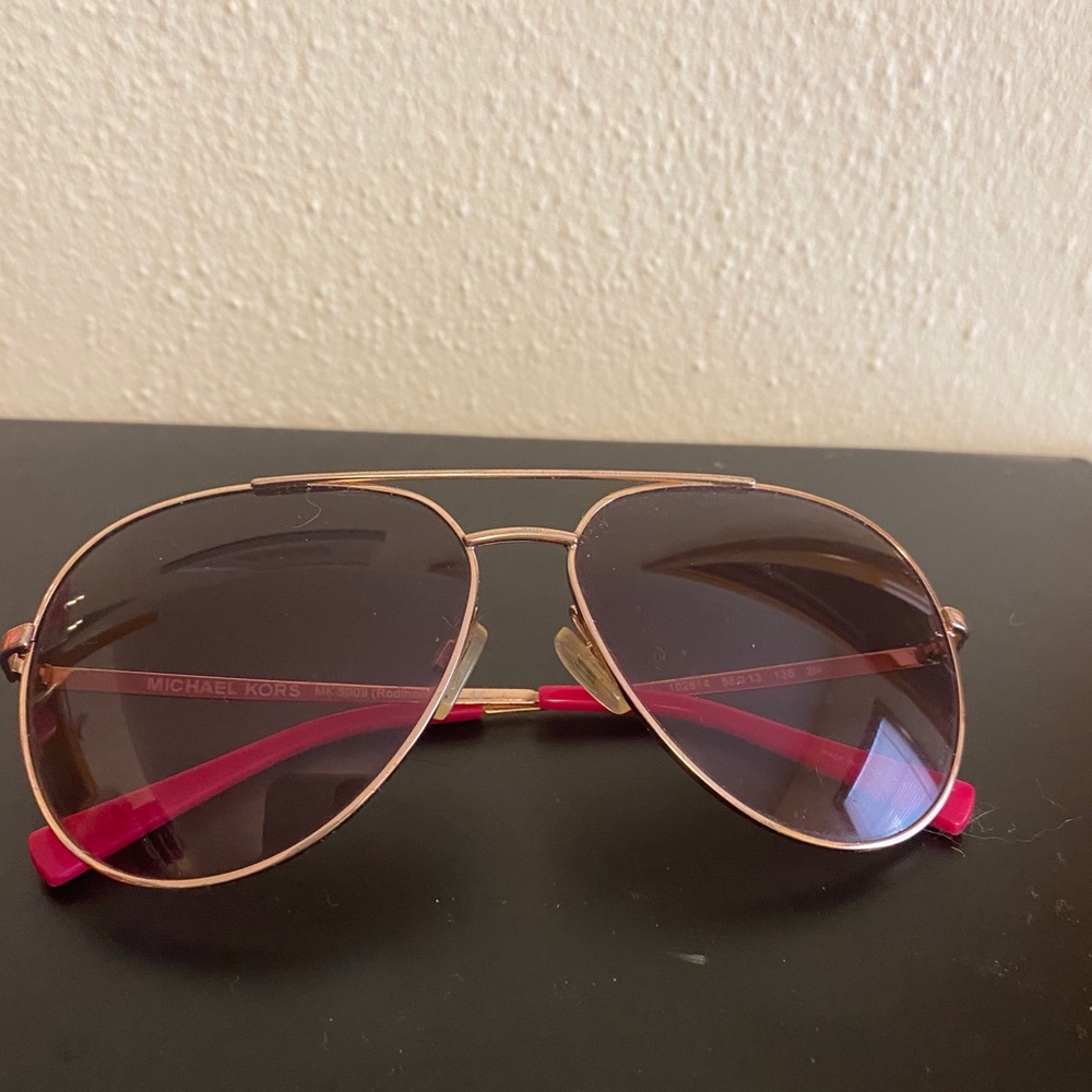 Michael Kors Aviator Sunglasses